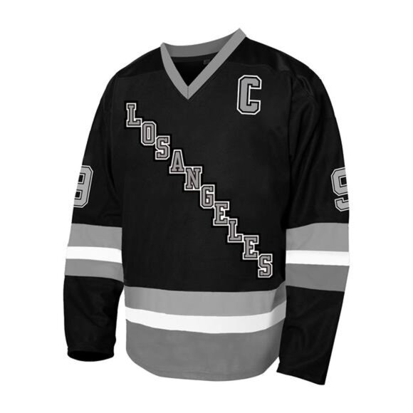 NWT Multiple Sizes Wayne Gretzky #99 Los Angeles Kings Black Captain Jersey - Picture 1 of 5